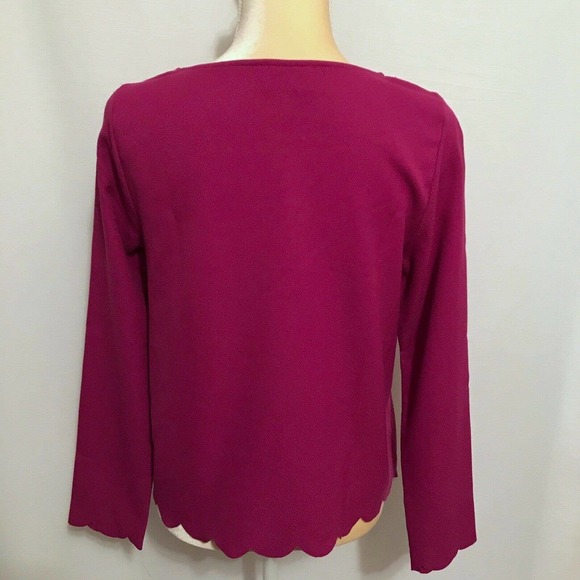 Everly NWOT Fuschia Blouse Women M - Picture 6 of 8